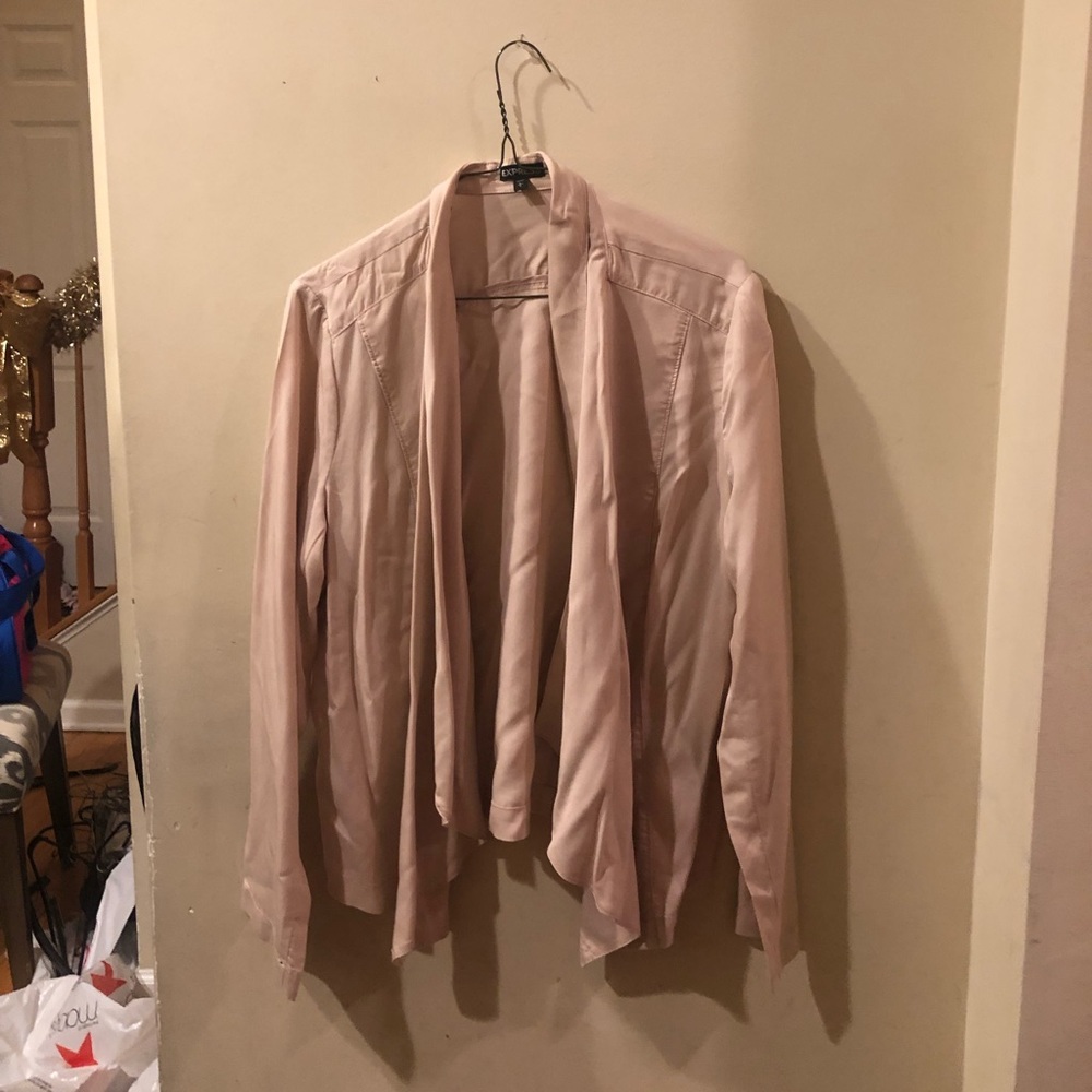 Express baby pink blazer